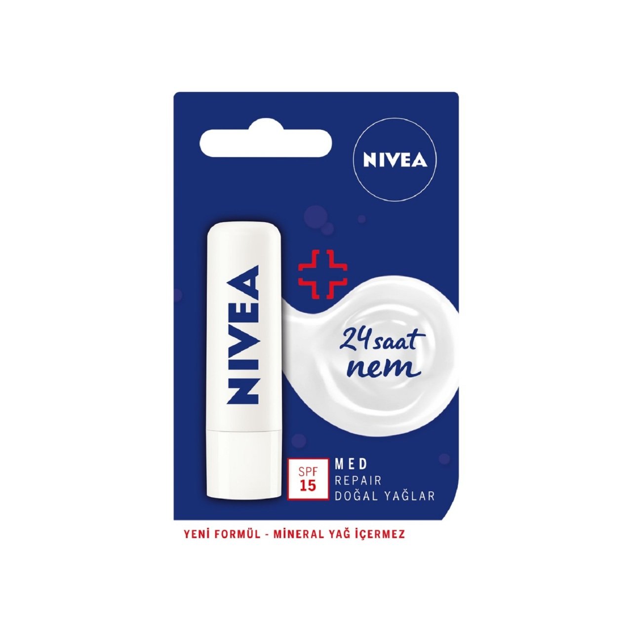 NIVEA LİP MED REPAİR DUDAK BAKIM KREMİ 4,8G 85063 1*12