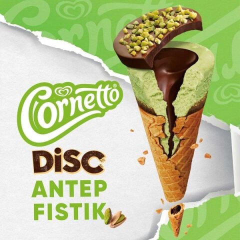 ALGİDA CORNET DİSC ANTEP FIS&ÇİKOLATA 130ML 1*24