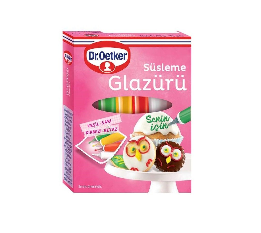 DR.OETKER.D.PS.GLAZÜR SÜSLEME GLAZÜRÜ ŞEKERLİ 76GR 1*10