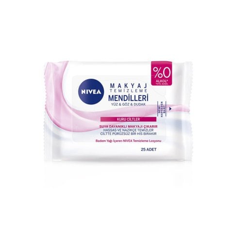NIVEA YÜZ-MAKYAJ TEM.MENDİLİ 25'Lİ DRY 81906 1*12