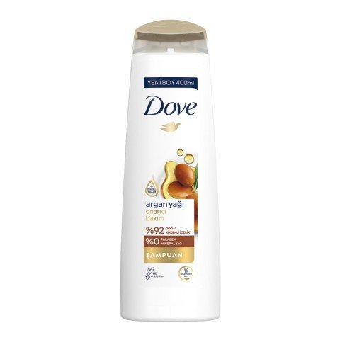 DOVE ŞAMPUAN 400ML ONARICI BAKIM ARGAN YAĞI 1*18