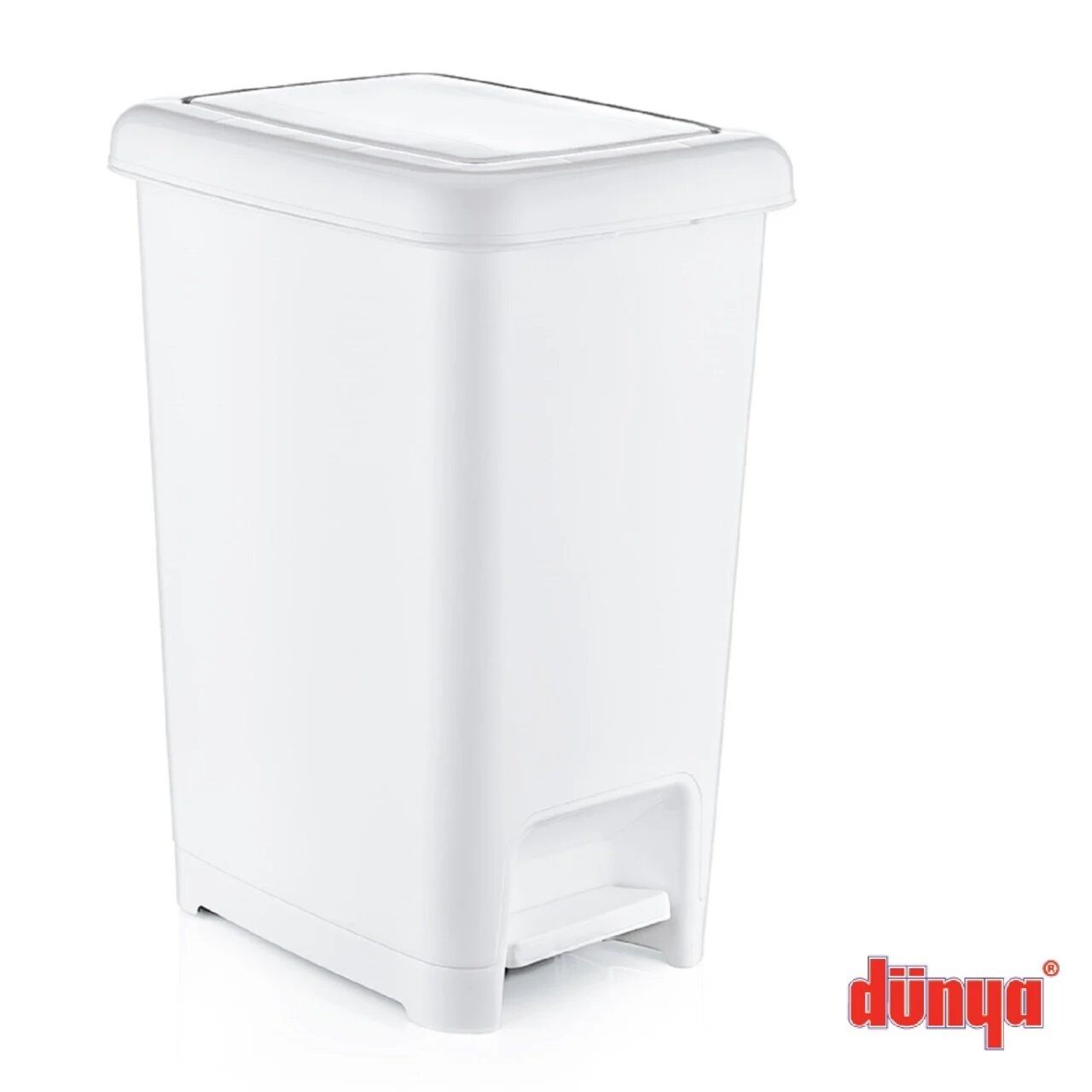 DÜNYA ÇÖP KOVASI 40LT PED.SLİM 01044 1*5
