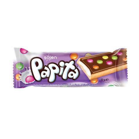 ŞÖLEN B.PAPİTA SÜTLÜ ÇİK.KAPL.BİSK. 33GR 6287 1*24*12
