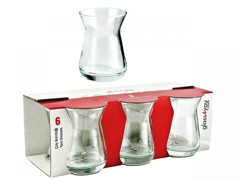 PAŞABAHÇE ÇAY BARDAĞI 6LI 42451 GLASS4YOU İREM 132CC 1*12