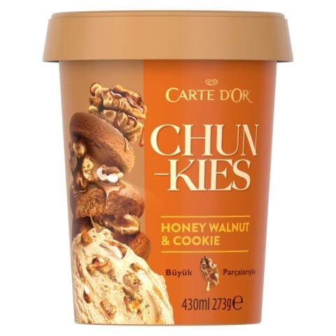ALGİDA C.D'OR CHUNKIES 430ML HONEY WALNUT&COOKIE 1*6