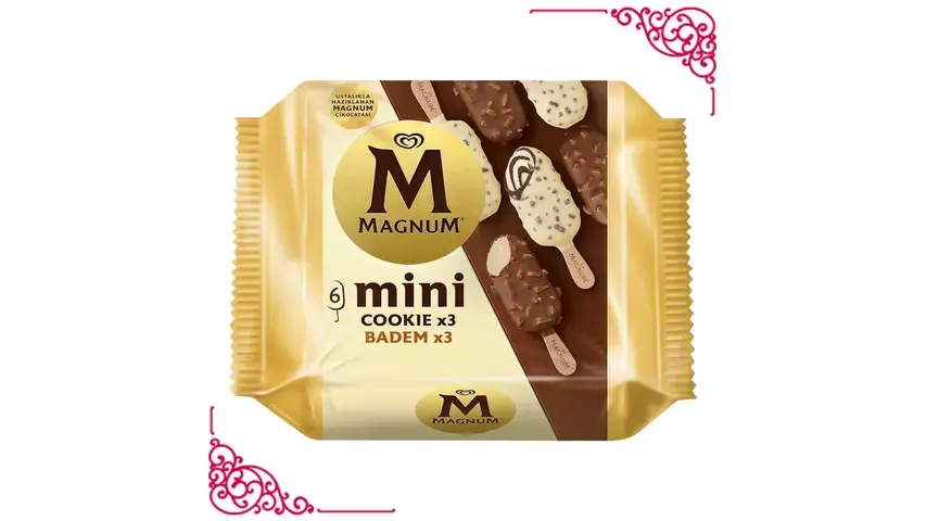 ALGİDA MAGNUM MİNİ 6LI COOKIE&BADEM 1*4