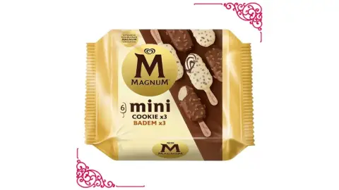 ALGİDA MAGNUM MİNİ 6LI COOKIE&BADEM 1*4