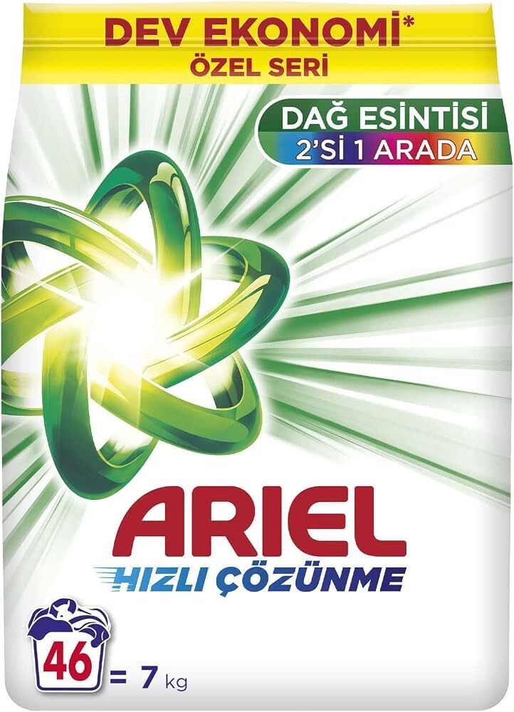 ARİEL M.7KG DAĞ ESİNTİSİ BEYAZLAR VE RENKLİLER 46 YIKAMA 1*1