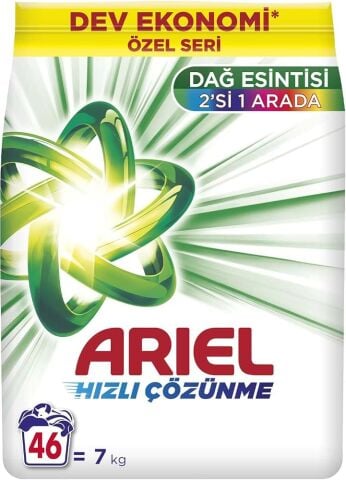 ARİEL M.7KG DAĞ ESİNTİSİ BEYAZLAR VE RENKLİLER 46 YIKAMA 1*1