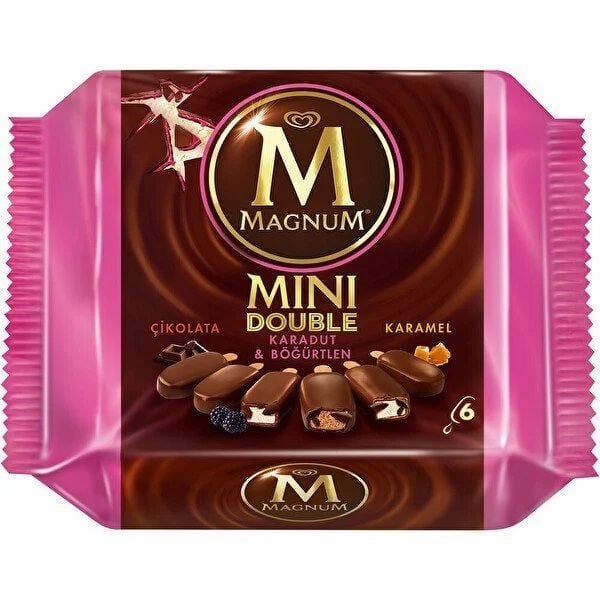ALGİDA MAGNUM MİNİ 6LI DOUBLE ÇİK&KARADUT&BÖĞ.