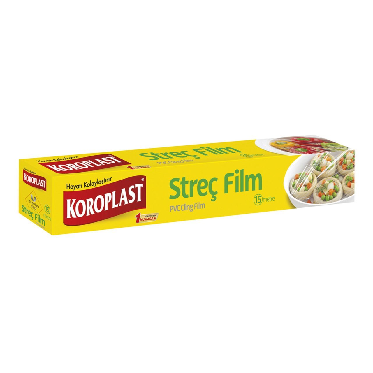KOROPLAST  STREÇ FİLM 15MT 30CM*15MT 1*24