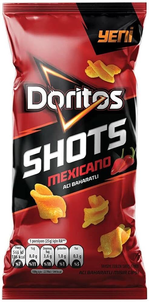 DORİTOS SHOTS MEXICANO ACI BAH 30GR 1*18