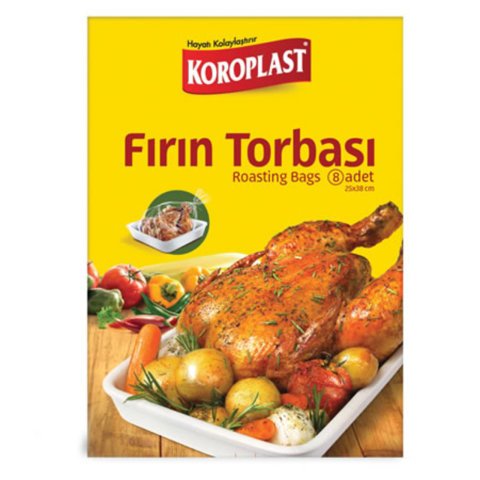 KOROPLAST  FIRIN TORBASI 8Lİ 25*38 1*48