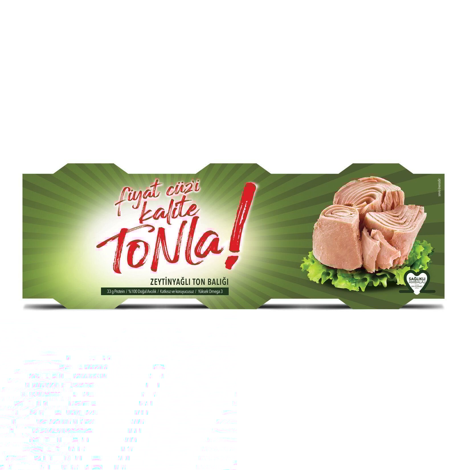 DARDANEL TONLA 3'LÜ 75G*3 ZEYTİNYAĞLI TON 1*16