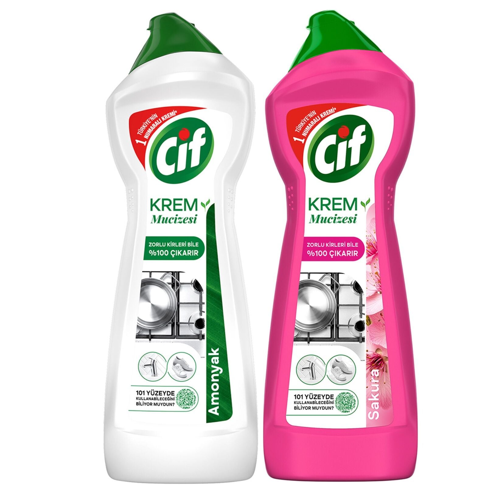 CİF KREM 750ML+750ML (AMONYAK+SAKURA) 1*8