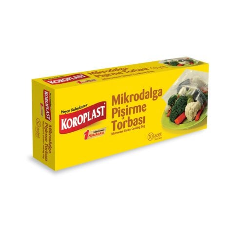 KOROPLAST  MİKRODALGA PİŞ.TORBASI 10LU 24*21,5 1*12