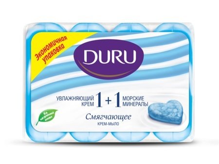 DURU SABUN 4*80G 1+1 GÜZELLİK DENİZ ////MİNERALLERİ 320G 1*12