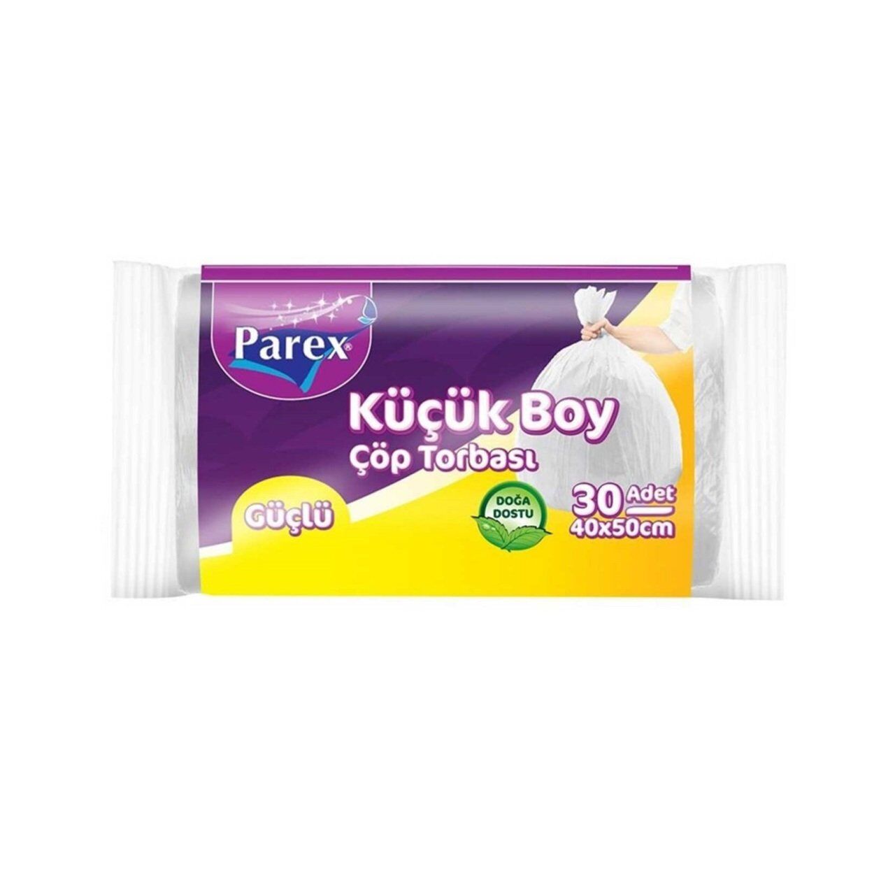 PAREX ÇÖP POŞETİ GÜÇLÜ MİNİ 30'LU 40*50CM 1*50