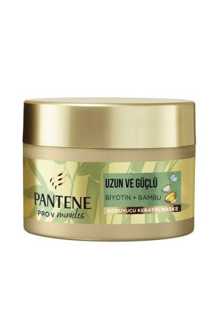 PANTENE SAÇ MASKESİ 160ML MR.BİYOTİN&BAMBU UZUN GÜÇLÜ 1*6