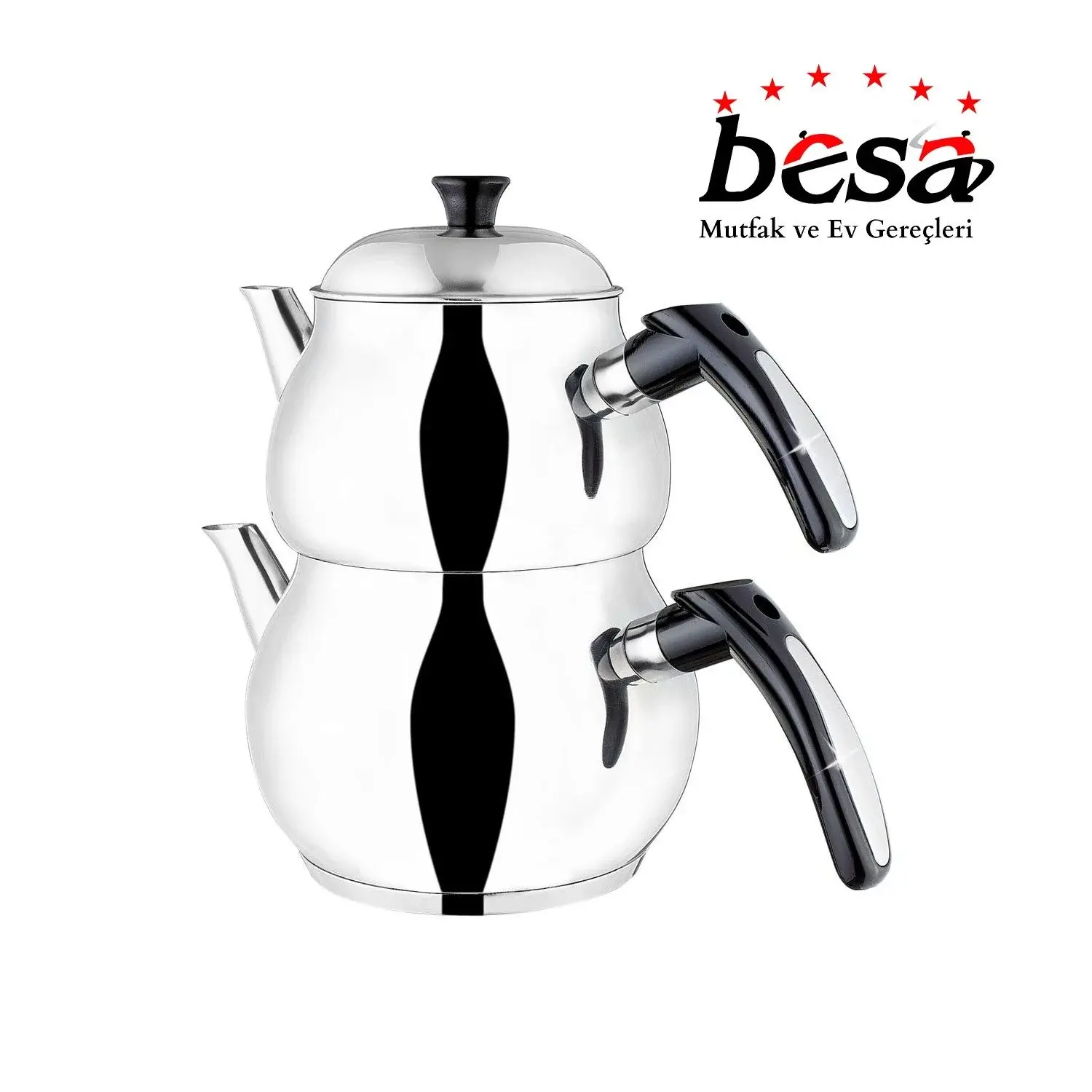 M.ÇAYDANLIK BESA MİNİ BOY ÇELİK SET 1*8