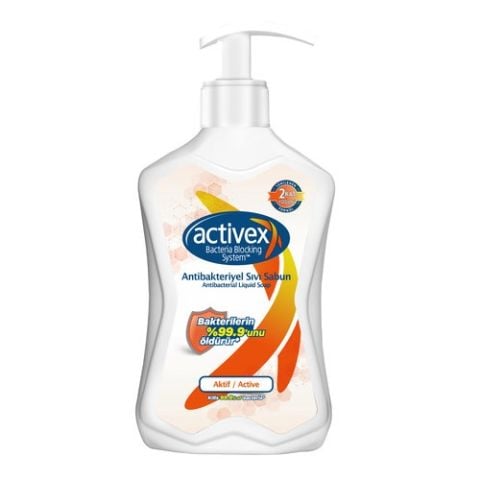 ACTİVEX SIVI SABUN 500ML AKTİF POMPALI 1*12