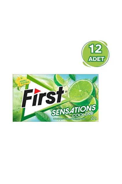 KENT SAKIZ FİRST CÜZDAN SENS.COOL LİME 27GR 1*12