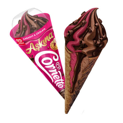 ALGİDA CORNET AŞKINA KARADUT&ÇİKO. 150ML 1*24