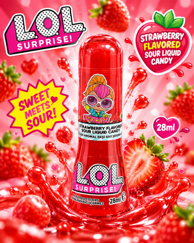 LOLLİBONİ SPREY ŞEKER ÇİLEK EKŞİ 28ML 1*12
