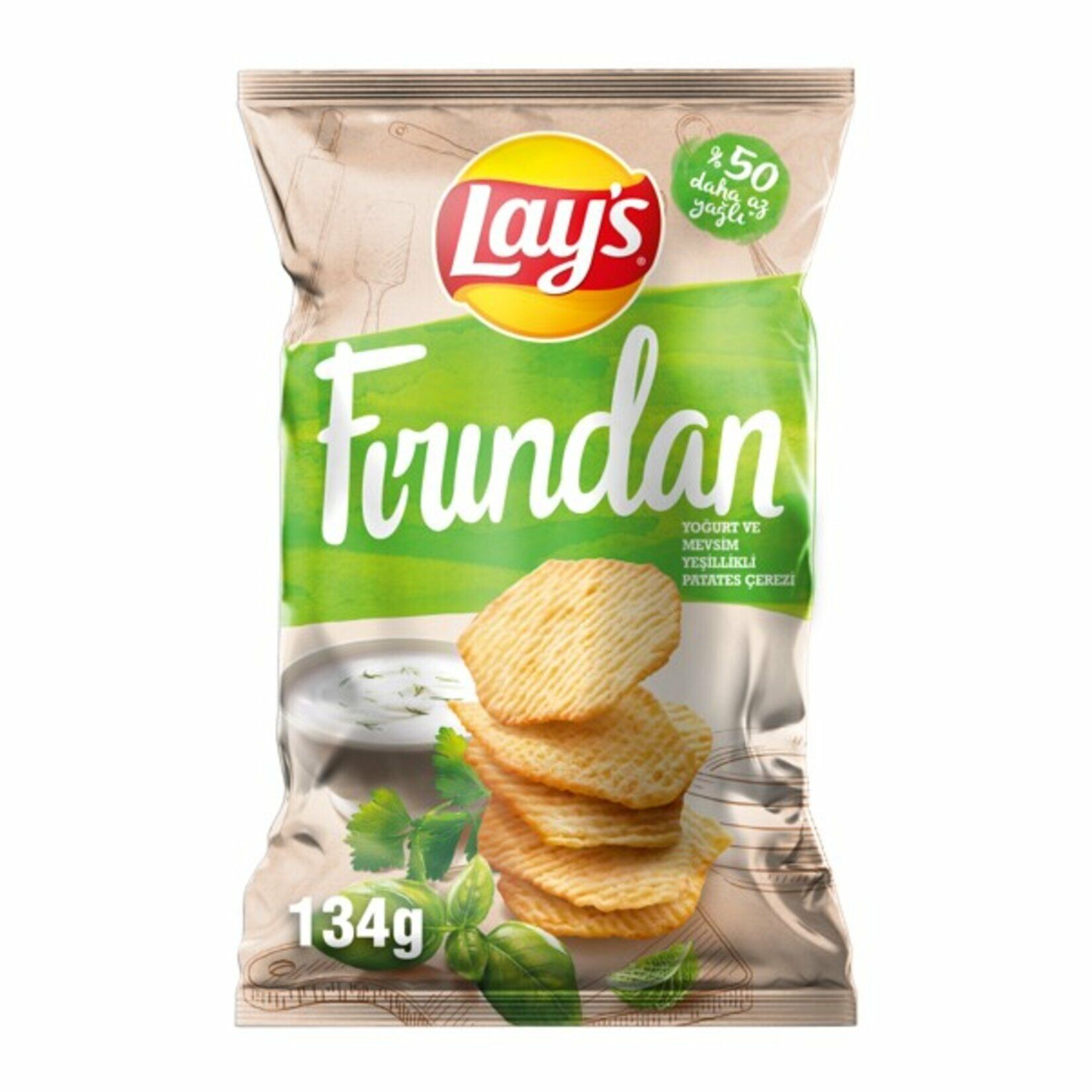 LAYS PARTİ FIRINDAN YOĞ.MEVSİM YEŞİLLLİKLERİ 134GR