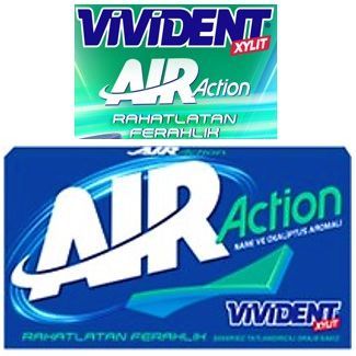 VİVİDENT C.AIR ACTİON ŞERİT NANE&OAKLİPTUS 26GR 1*18