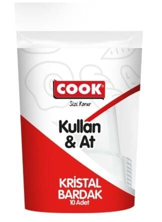 COOK  KRİSTAL BARDAK 10LU 180CC 1*40