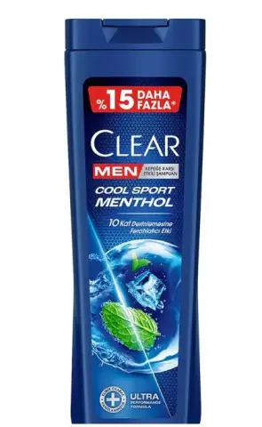 CLEAR 400ML MEN COOL SP.MENTHOL %15 FAZLA 1*30