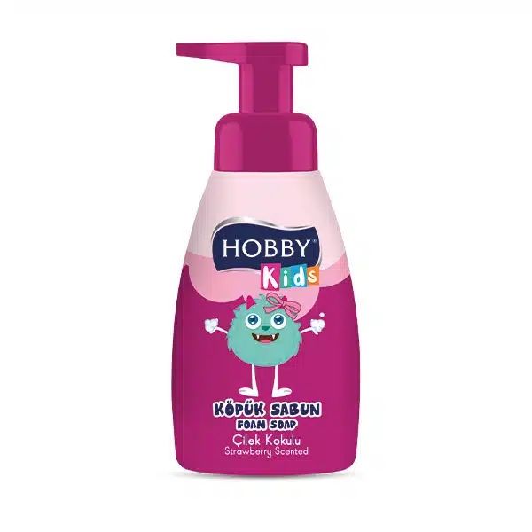 HOBBY SIVI SABUN 200ML KÖPÜK KİDS ÇİLEK KOKULU POMPALI 1*12