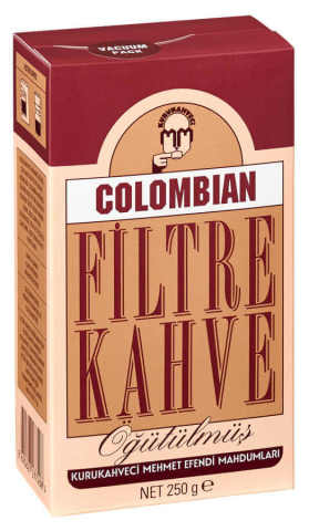MEHMET EFENDİ 250G COLOMBİAN FİLTRE MAKİNA KAHVE 1*12