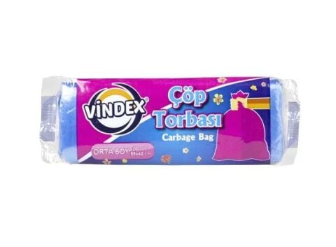 VİNDEX ÇÖP POŞETİ ORTA BOY 10LU 55*60CM 1110207 1*50