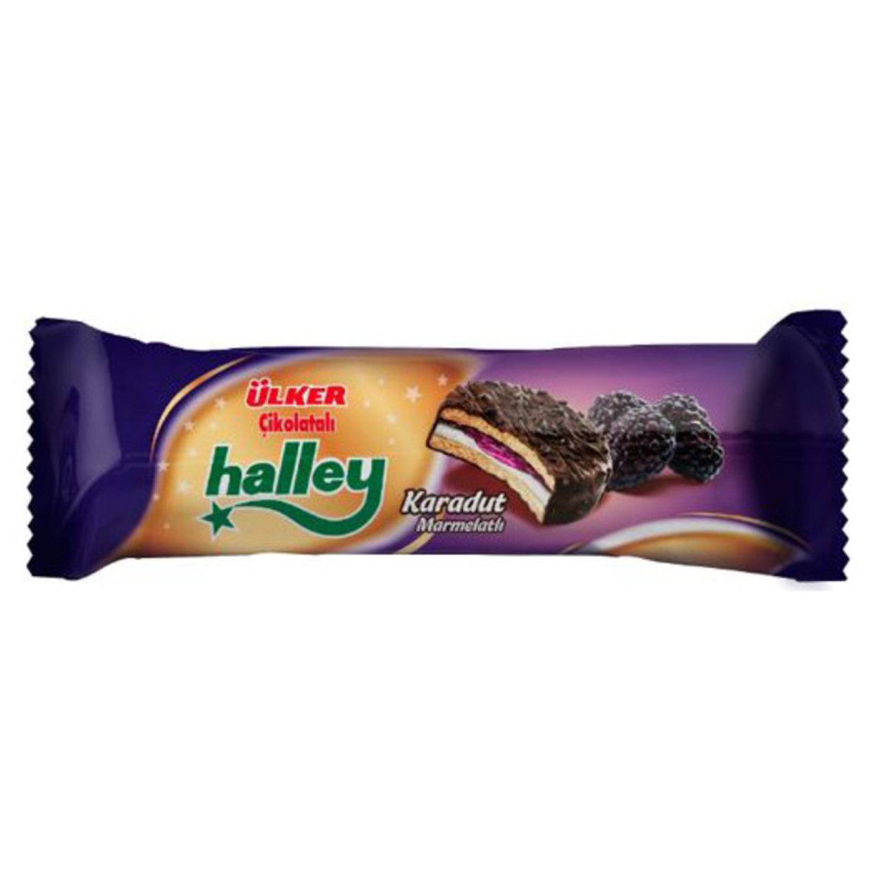 ÜLKER C.HALLEY MİNİ  KARADUTLU 74GR 1869-02 1*24