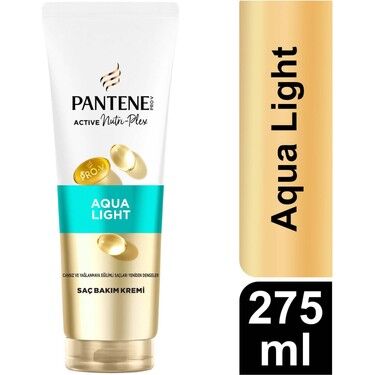 PANTENE SAÇ KREMİ 275ML AQUA LİGHT CANSIZ VE YAĞLANMAYA NUTRİ PLEX 1*6