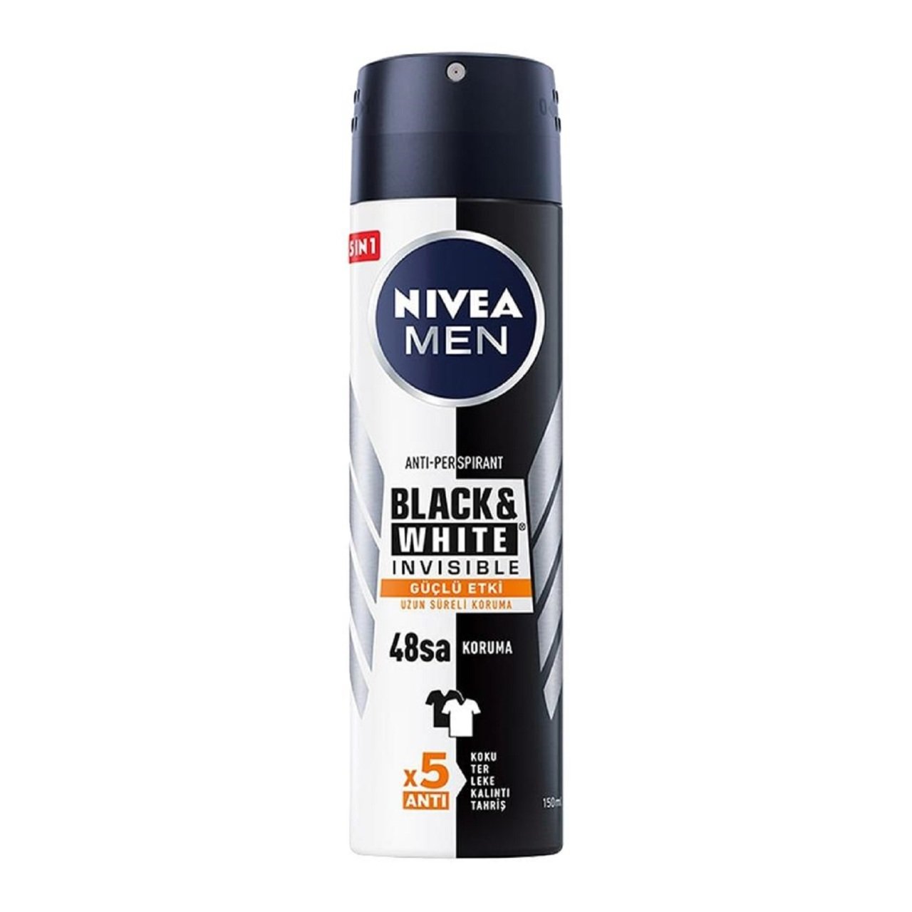 NIVEA .DEO.ERK INV.B&W GÜÇLÜ ETKİ 150ML 85388 1*30