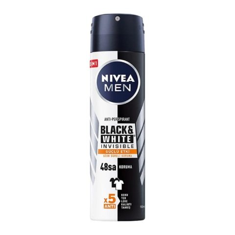 NIVEA .DEO.ERK INV.B&W GÜÇLÜ ETKİ 150ML 85388 1*30