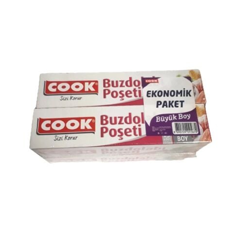 COOK BUZDOLABI POŞETİ 4AL3ÖDE BÜYÜK 15Lİ 30*45CM 1*24