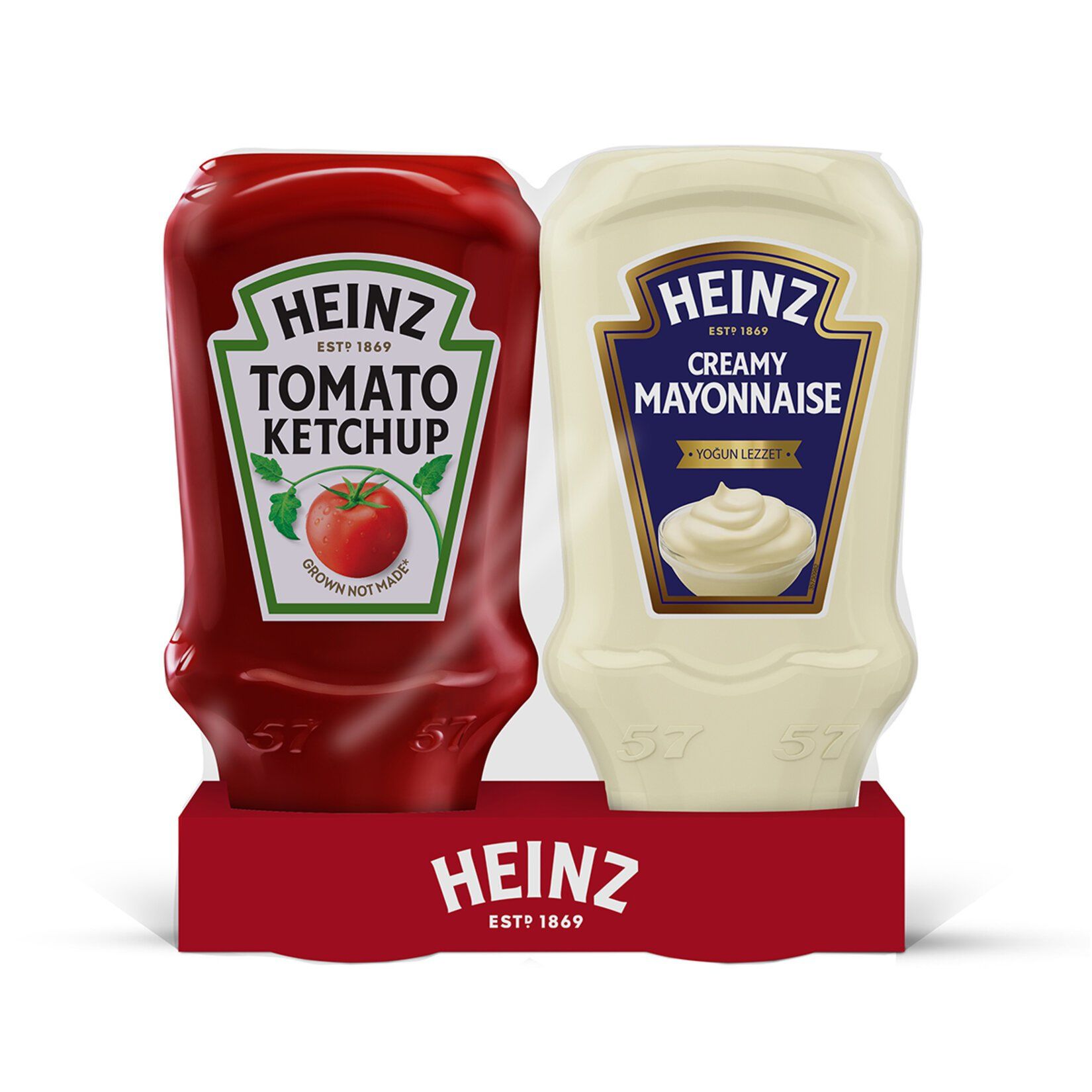 HEINZ 2'Lİ KETÇAP 375G+ MAYONEZ 330G 1*8