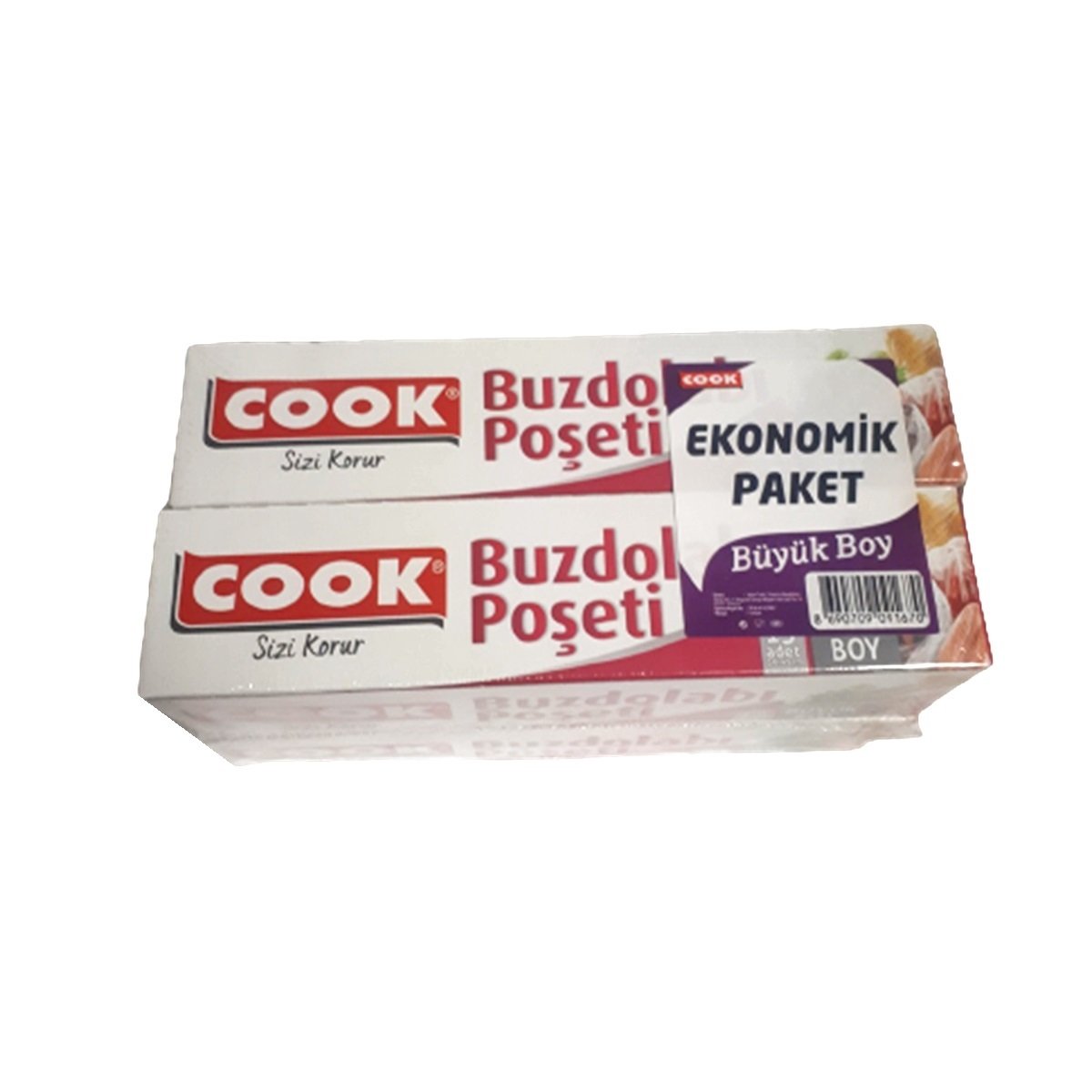 COOK BUZDOLABI POŞETİ 4AL3ÖDE BÜYÜK 15Lİ 30*45CM 1*24