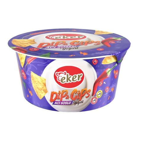 EKER Y.DİP&CİPS 125GR ACI SOSLU YOĞURT
