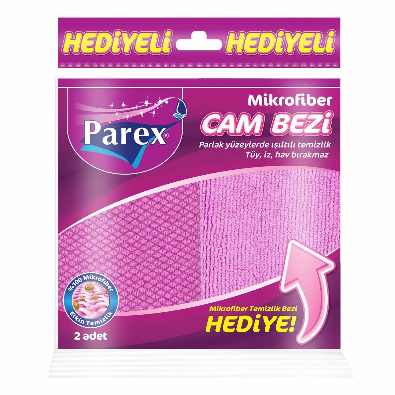 PAREX MİKROFİBER CAM BEZİ 1*12