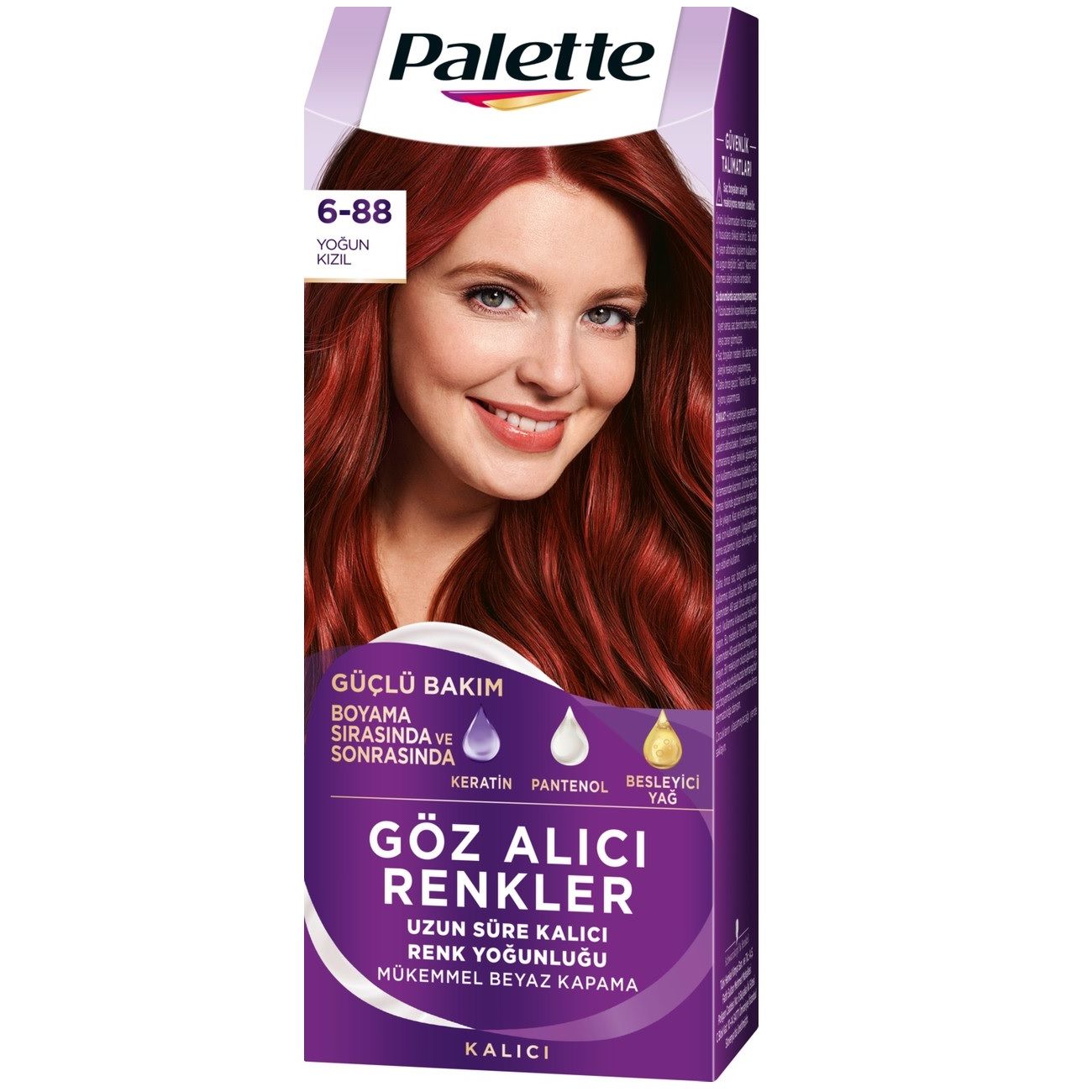 PALETTE GÖZ ALICI RENKLER 6-88 YOĞUN KIZIL 1*10
