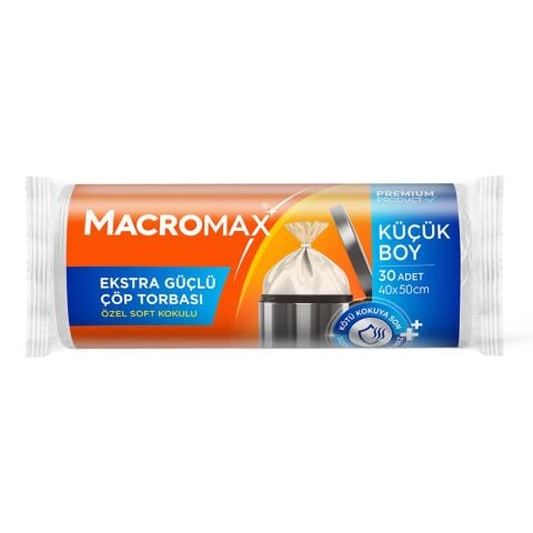 MACROMAX ÇÖP POŞ.KÜÇÜK EXT.GÜÇ 30LU 2025616 1*25 K