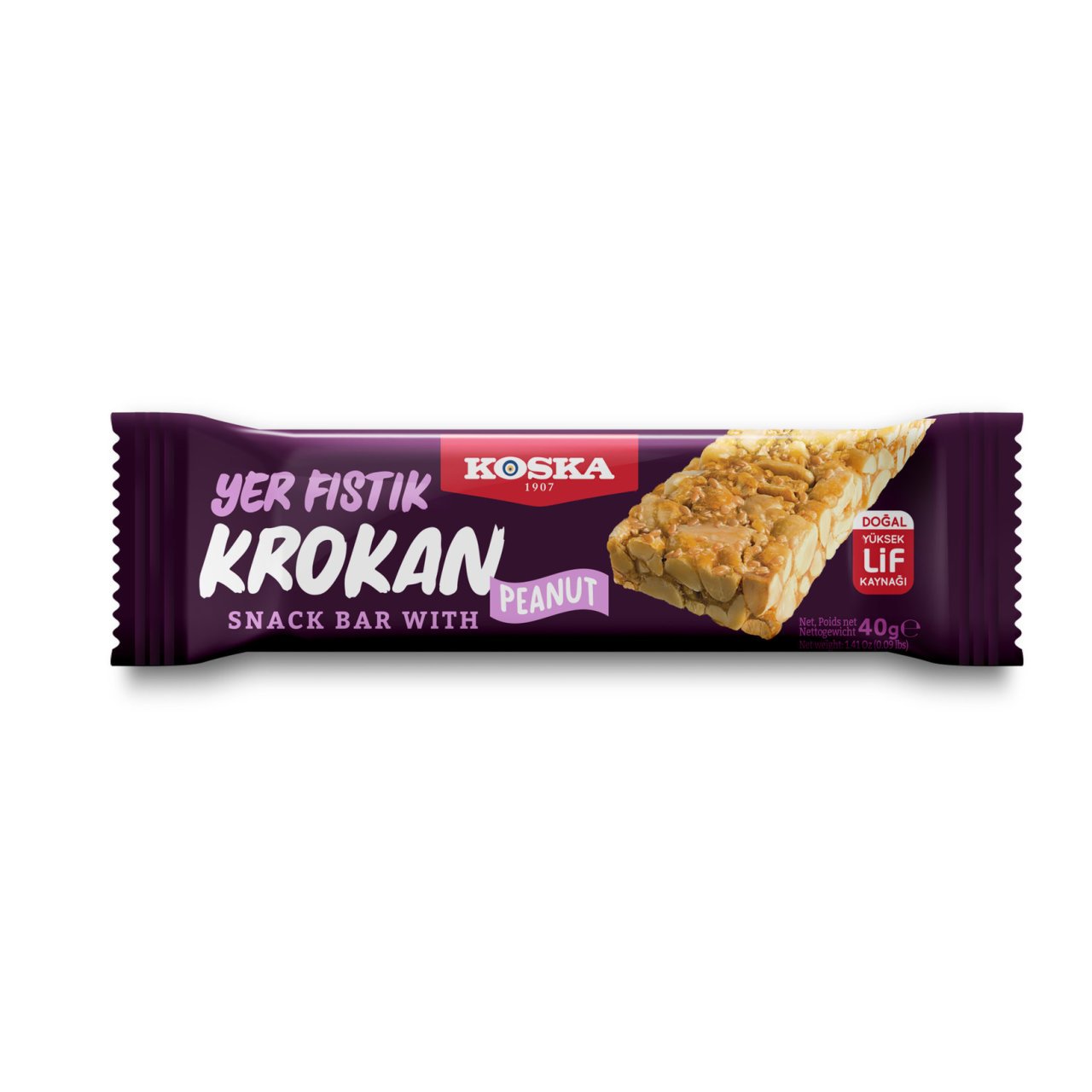 KOSKA KROKAN 40G YER FISTIK 1*12*3