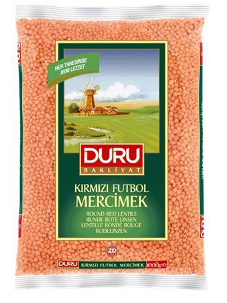 DURU BAK.1KG KIRMIZI FUTBOL MERCİMEK 1*12
