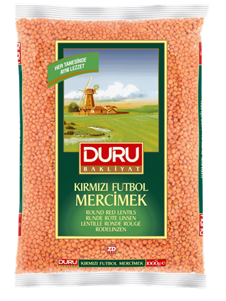 DURU BAK.1KG KIRMIZI FUTBOL MERCİMEK 1*12