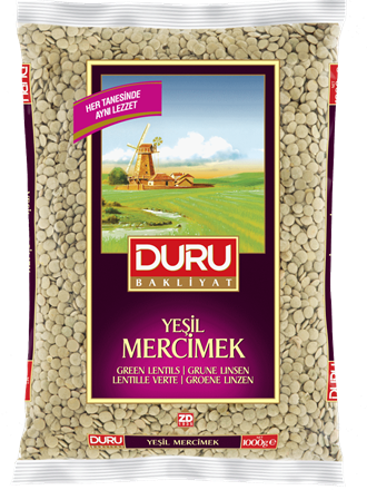 DURU BAK.1KG YEŞİL MERCİMEK 1*12